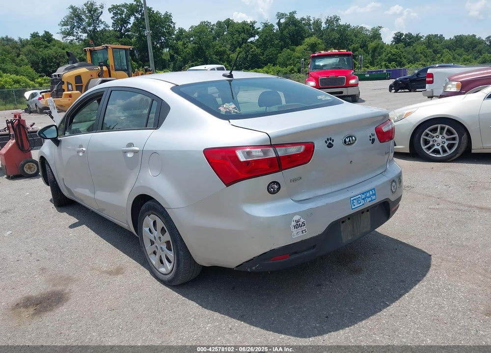 2014 KIA RIO VIN: KNADM4A37E6354167
