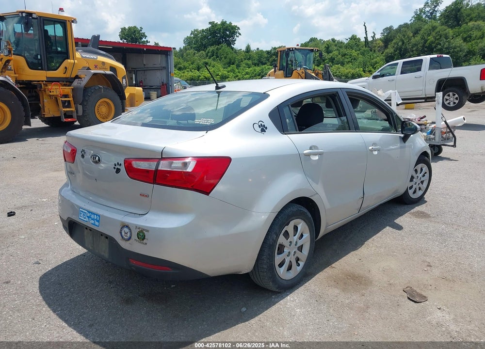 2014 KIA RIO VIN: KNADM4A37E6354167