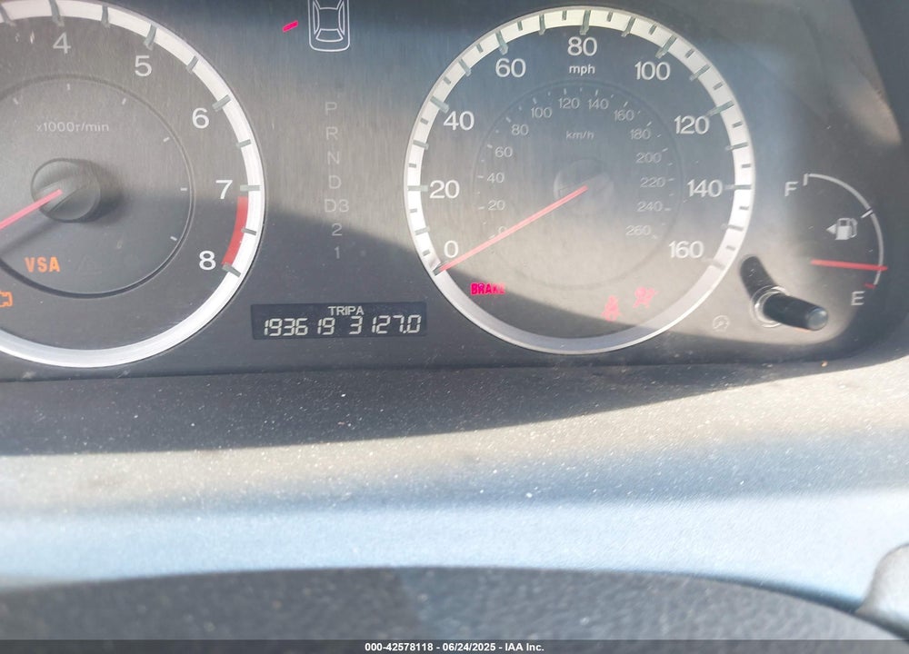 2008 HONDA ACCORD VIN: 1HGCP26868A112830