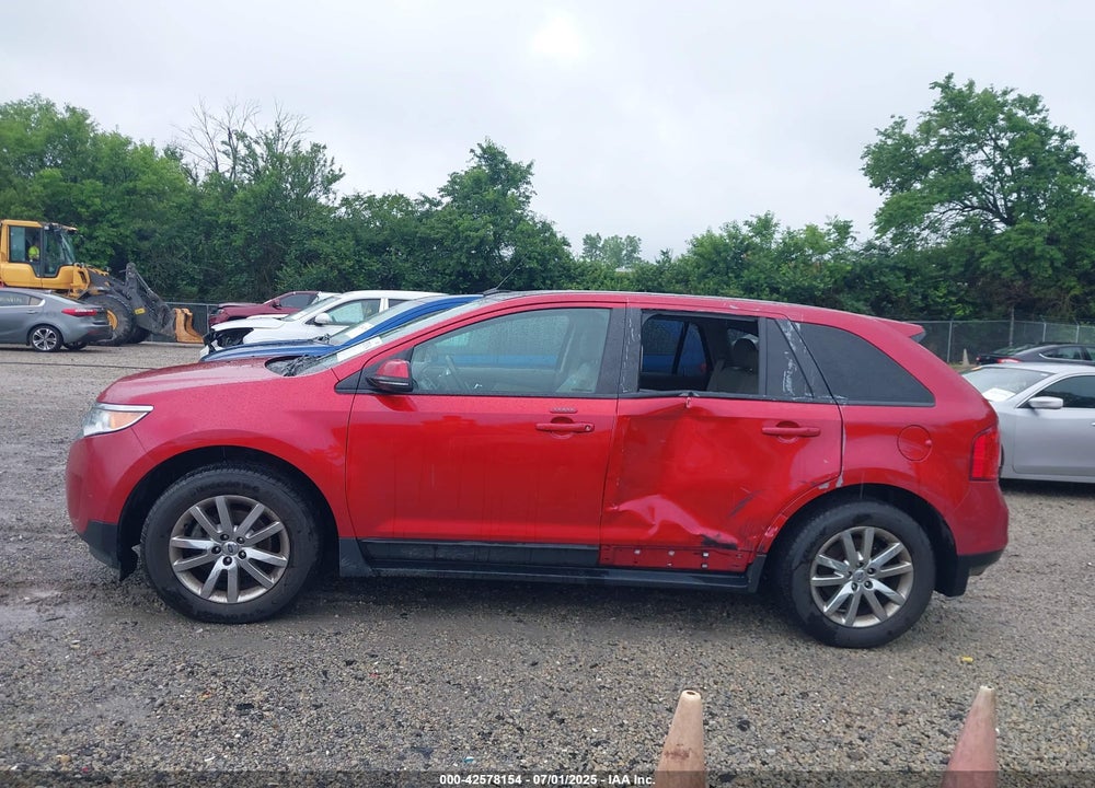 2012 FORD EDGE SEL VIN: 2FMDK3J97CBA89476