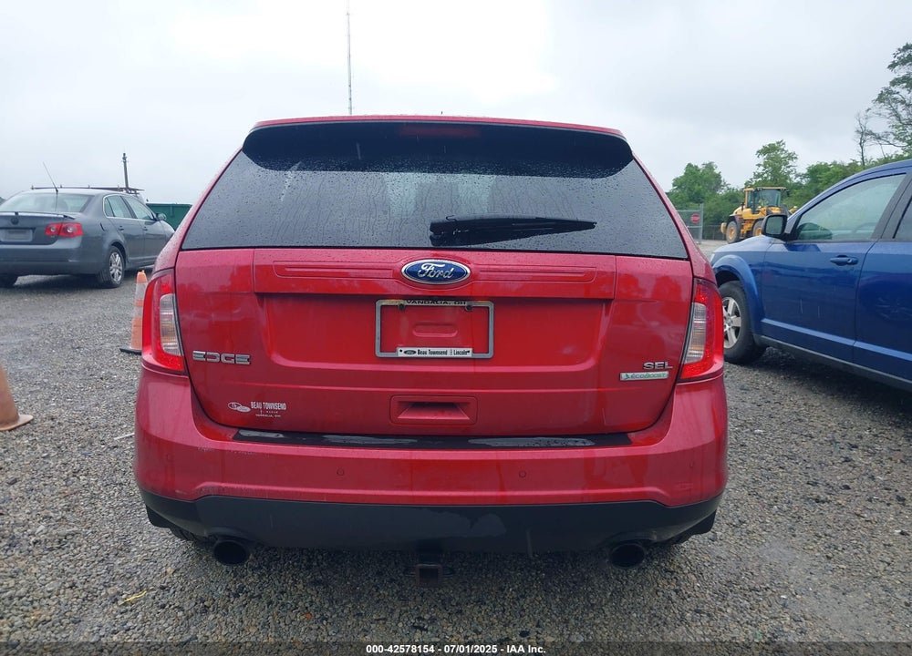 2012 FORD EDGE SEL VIN: 2FMDK3J97CBA89476