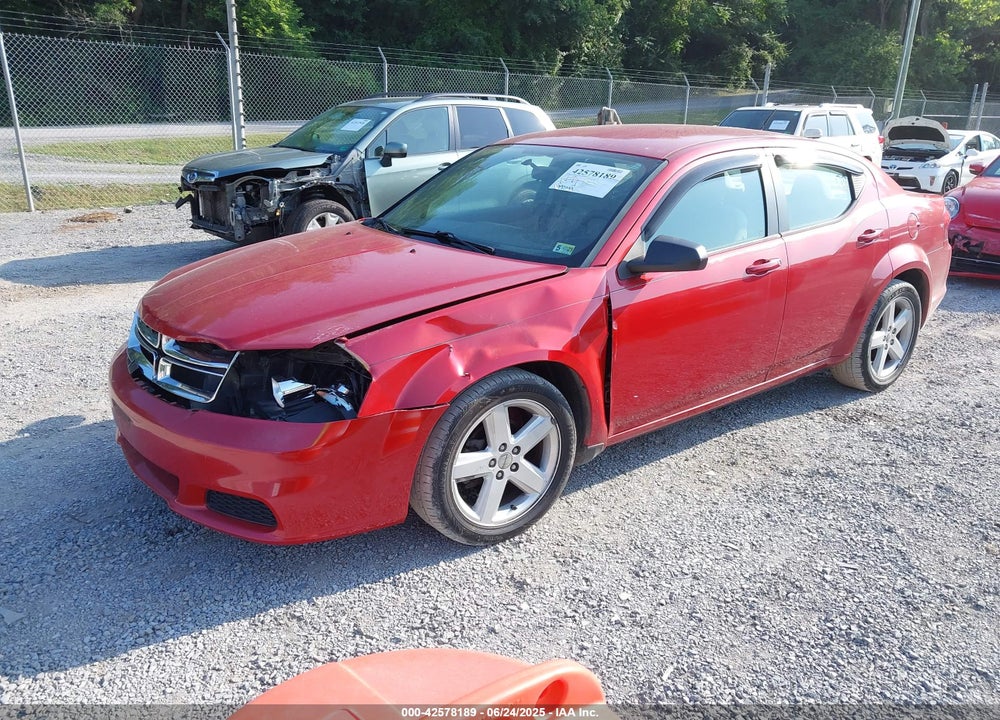 2013 DODGE AVENGER VIN: 1C3CDZAB8DN536293