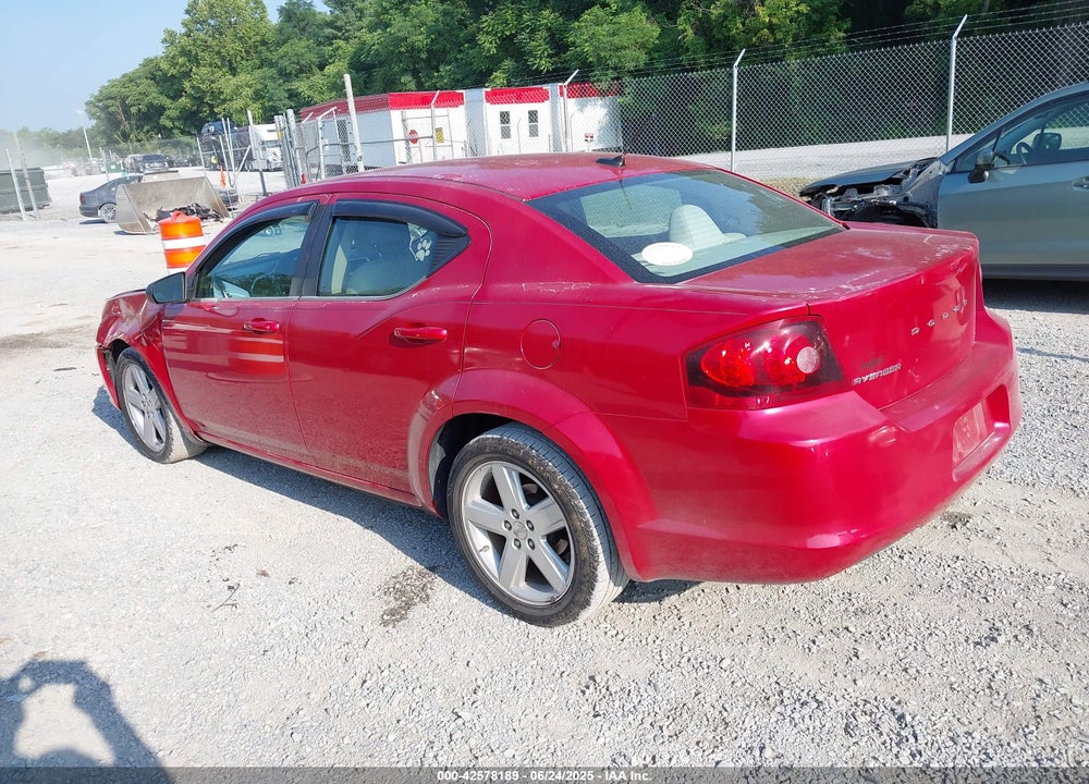 2013 DODGE AVENGER VIN: 1C3CDZAB8DN536293