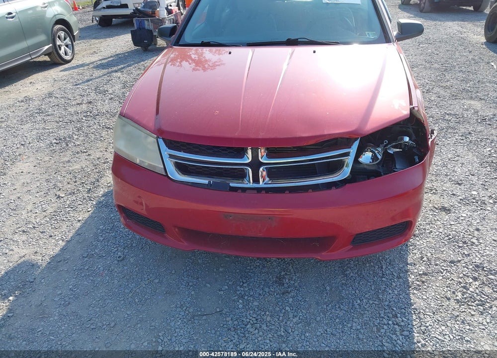 2013 DODGE AVENGER VIN: 1C3CDZAB8DN536293