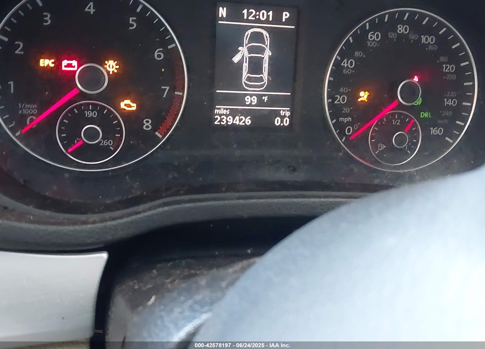 2012 VOLKSWAGEN PASSAT VIN: 1VWBP7A31CC049830