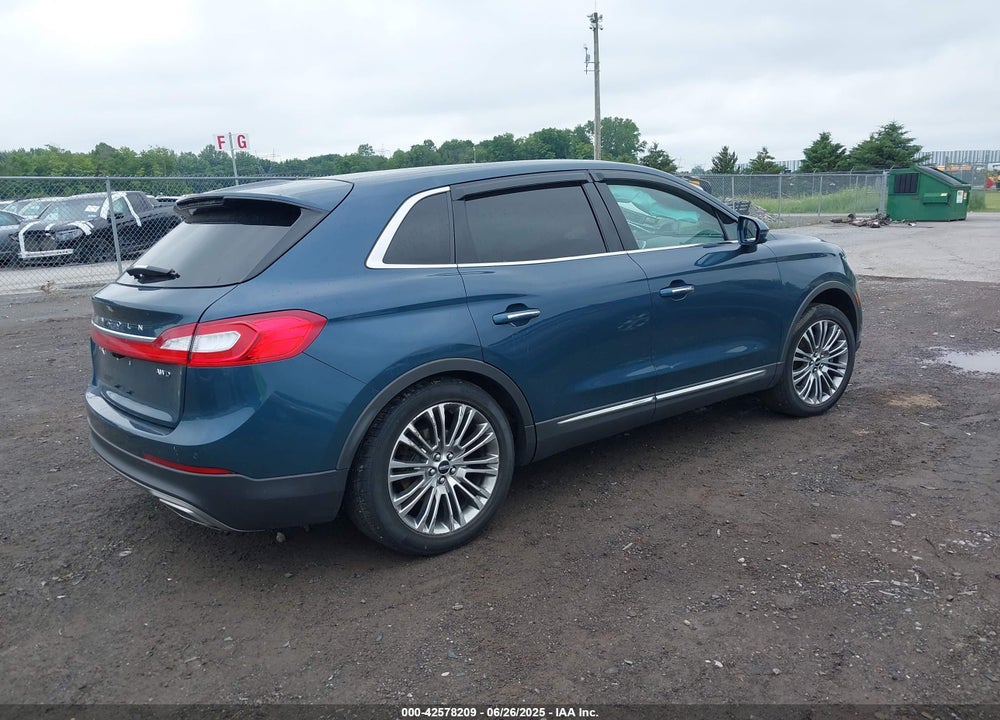 2016 LINCOLN MKX VIN: 2LMTJ8LR3GBL56468