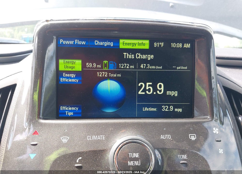 2014 CHEVROLET VOLT VIN: 1G1RF6E40EU171893