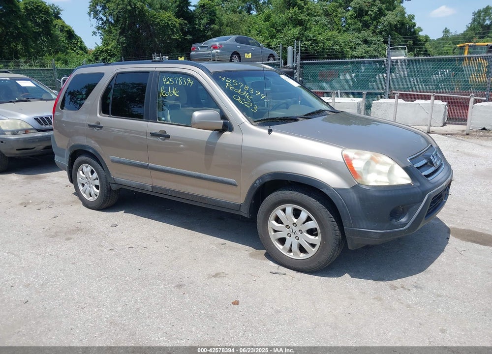 2006 HONDA CR-V EX VIN: SHSRD77806U414740