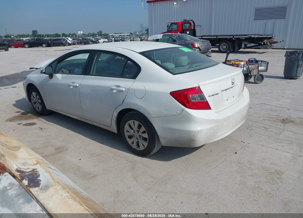 2012 HONDA CIVIC VIN: 19XFB2F56CE008781