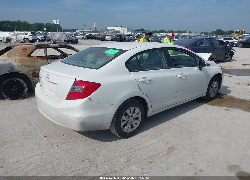 2012 HONDA CIVIC VIN: 19XFB2F56CE008781