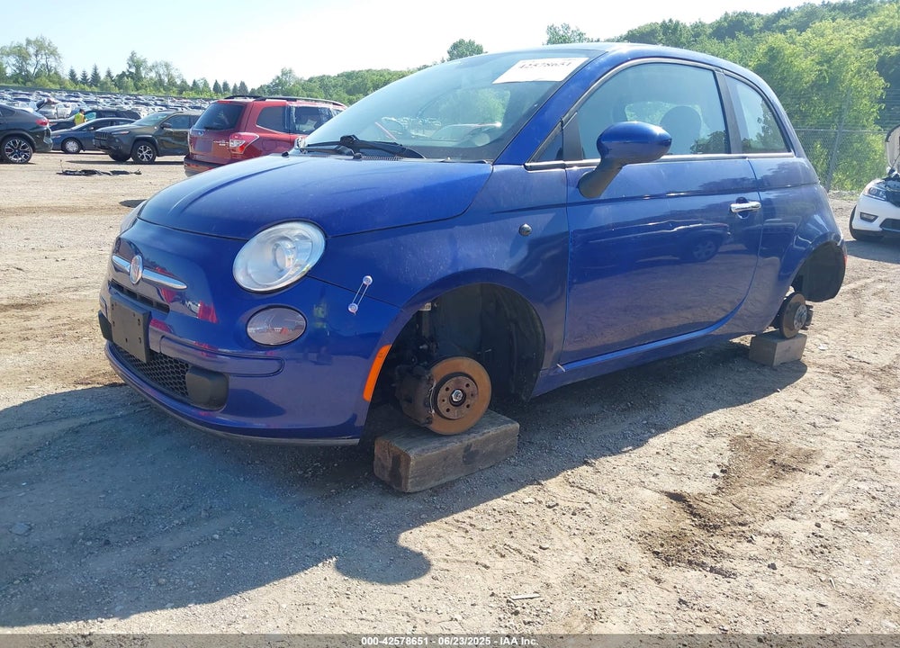 2012 FIAT 500 POP VIN: 3C3CFFAR8CT114609