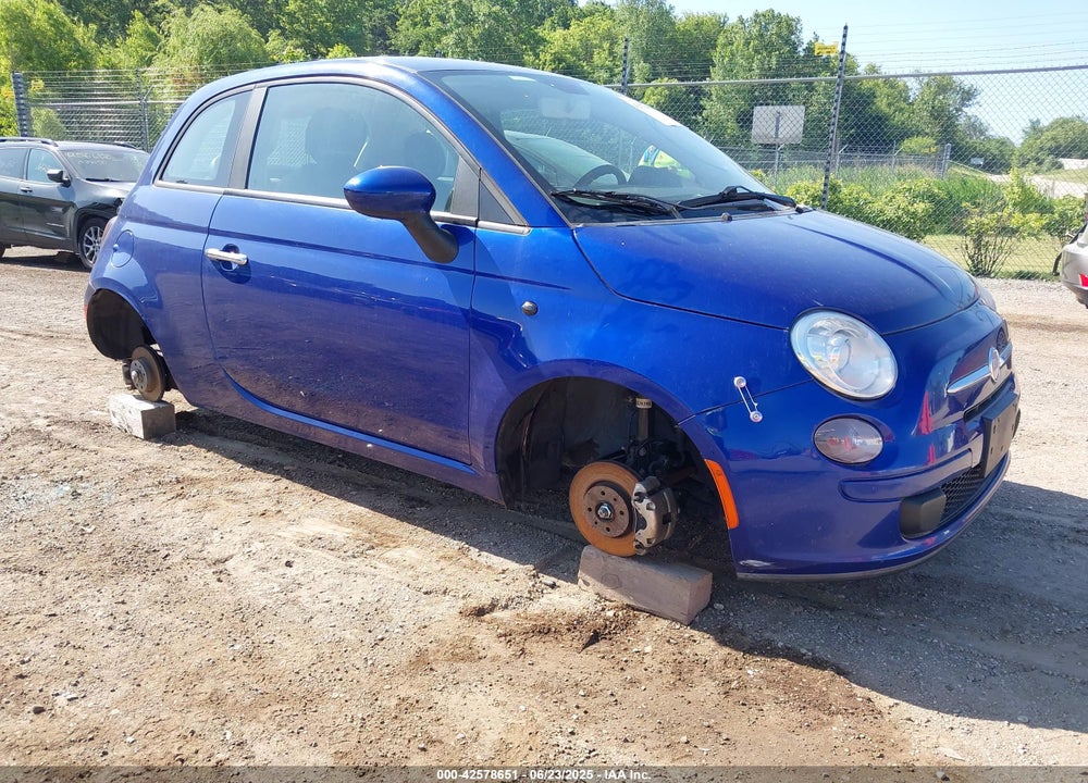 2012 FIAT 500 POP VIN: 3C3CFFAR8CT114609