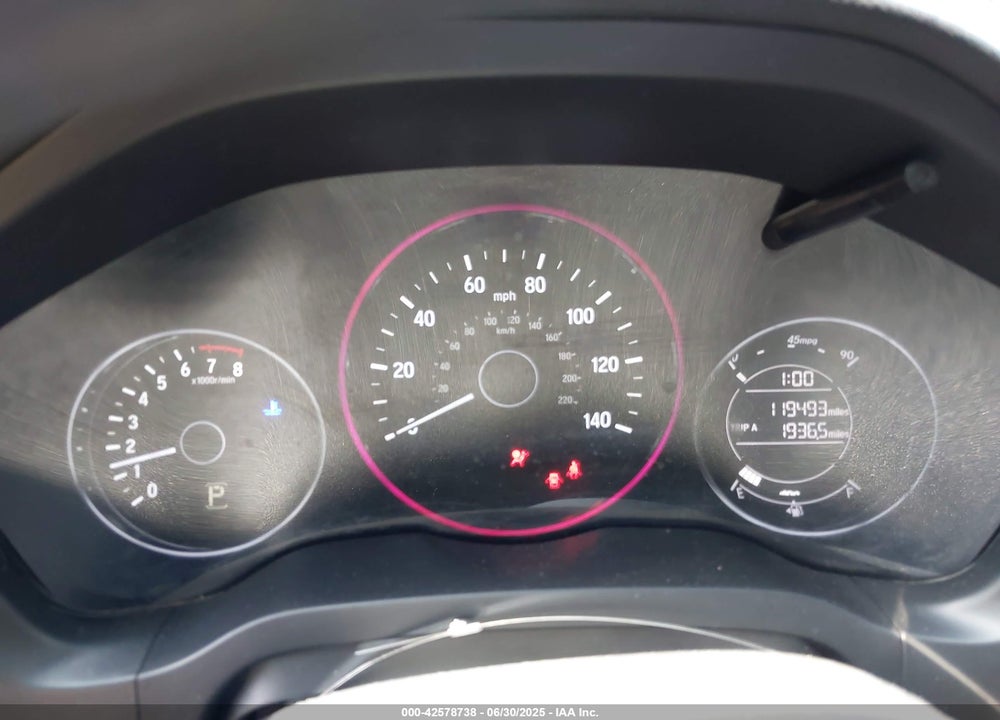 2016 HONDA HR-V VIN: 3CZRU6H32GM764396