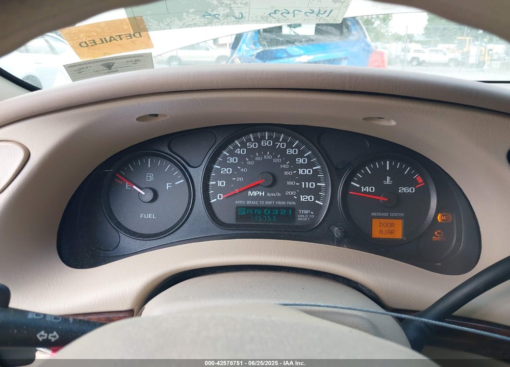 2002 CHEVROLET IMPALA VIN: 2G1WF52E429383814