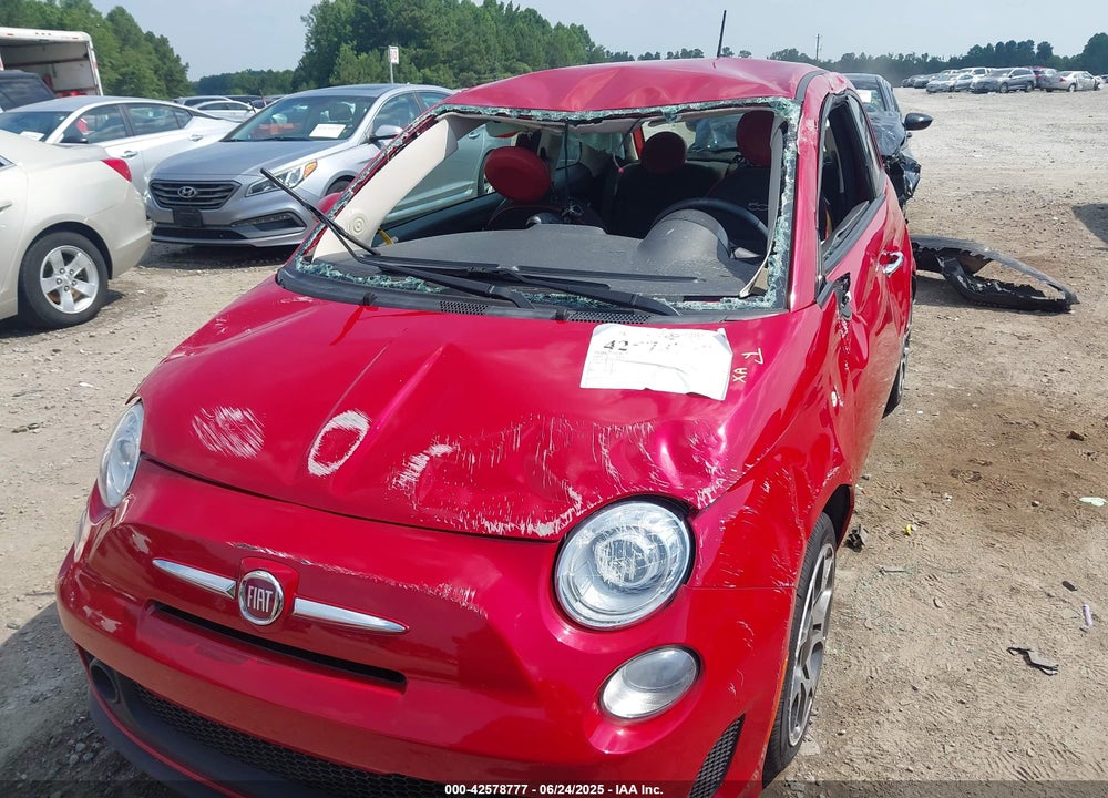 2019 FIAT 500 VIN: 3C3CFFKH2KT820396