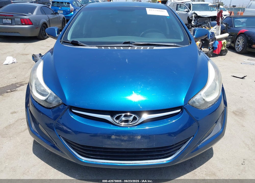 2014 HYUNDAI ELANTRA VIN: KMHDH4AE6EU201098
