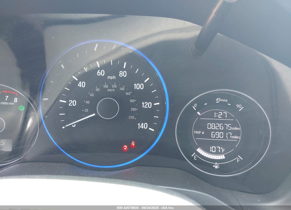 2017 HONDA HR-V VIN: 3CZRU5H51HM709497