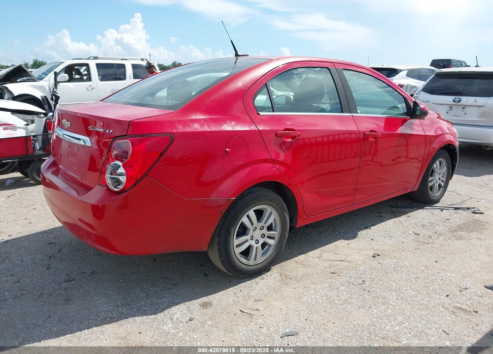 2013 CHEVROLET SONIC LT AUTO VIN: 1G1JC5SH4D4186371