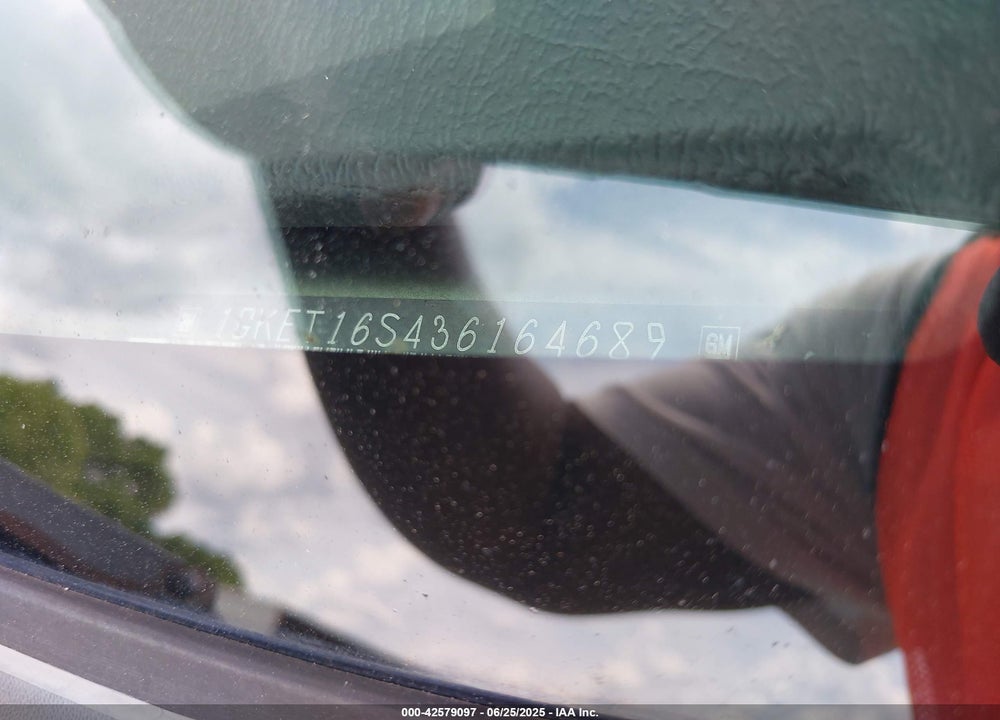 2003 GMC ENVOY XL SLE VIN: 1GKET16S436164689