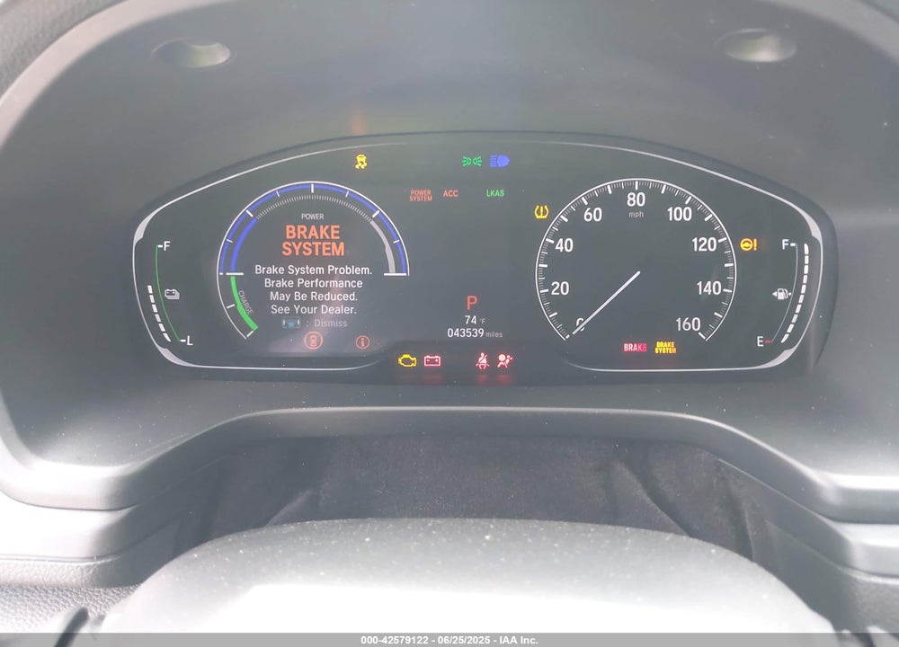 2019 HONDA INSIGHT VIN: 19XZE4F53KE034219