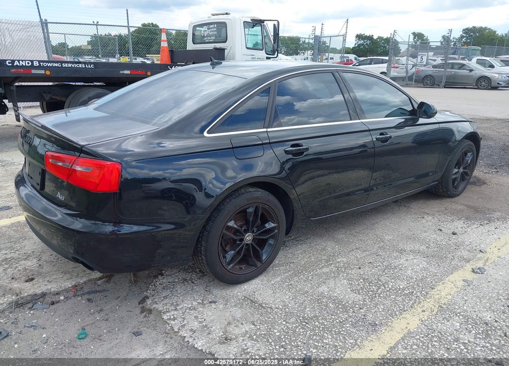 2013 AUDI A6 VIN: WAUGFAFC4DN058638