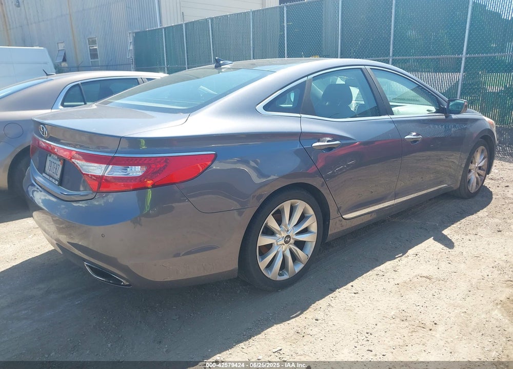 2012 HYUNDAI AZERA VIN: KMHFH4JGXCA174819