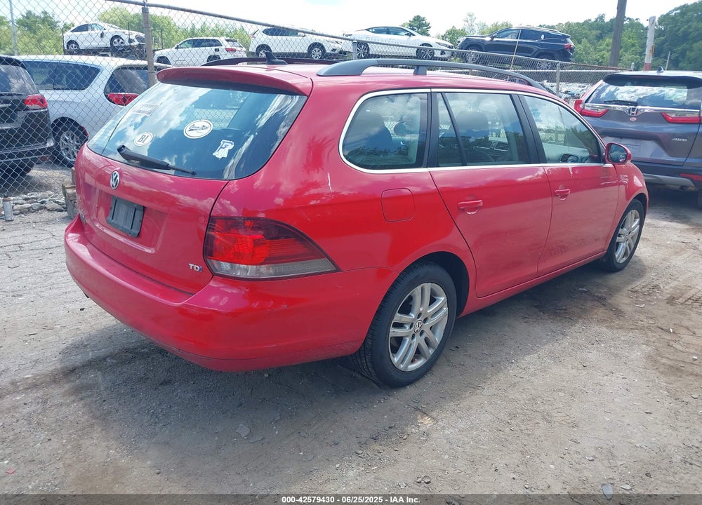 2012 VOLKSWAGEN JETTA SPORTWAGEN VIN: 3VWML7AJ4CM658279