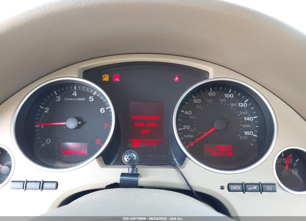 2007 AUDI A4 VIN: WAUAF48H27K032612
