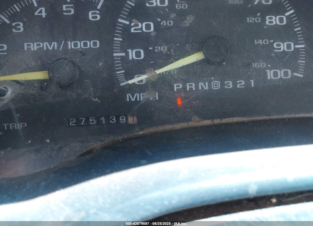 1998 GMC SIERRA 1500 SL WIDESIDE VIN: 2GTEK19RXW1541464