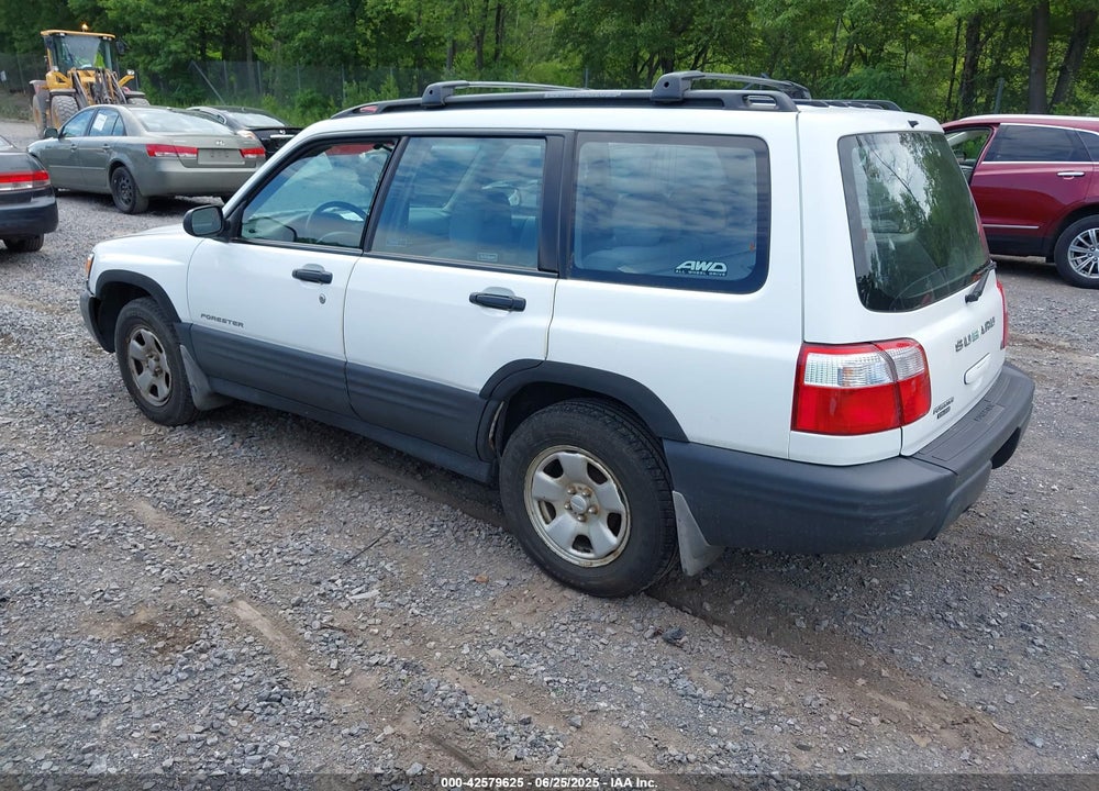 2002 SUBARU FORESTER L VIN: JF1SF63522H749488