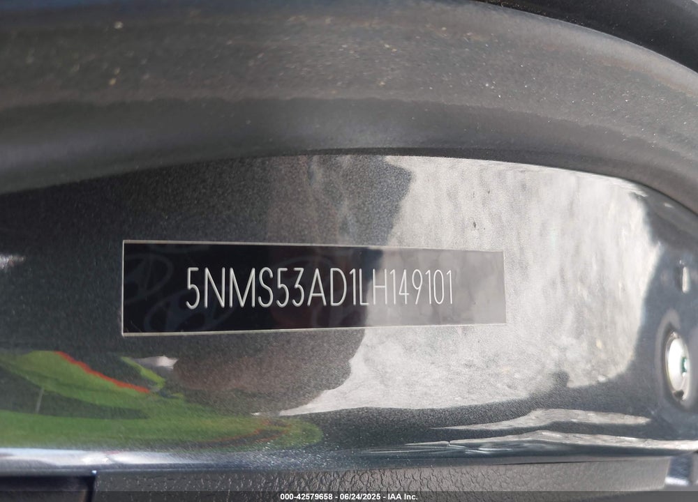 2020 HYUNDAI SANTA FE VIN: 5NMS53AD1LH149101