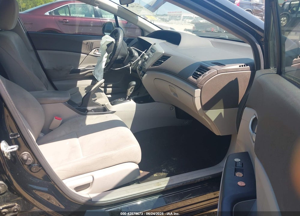 2012 HONDA CIVIC LX VIN: 19XFB2F57CE350126