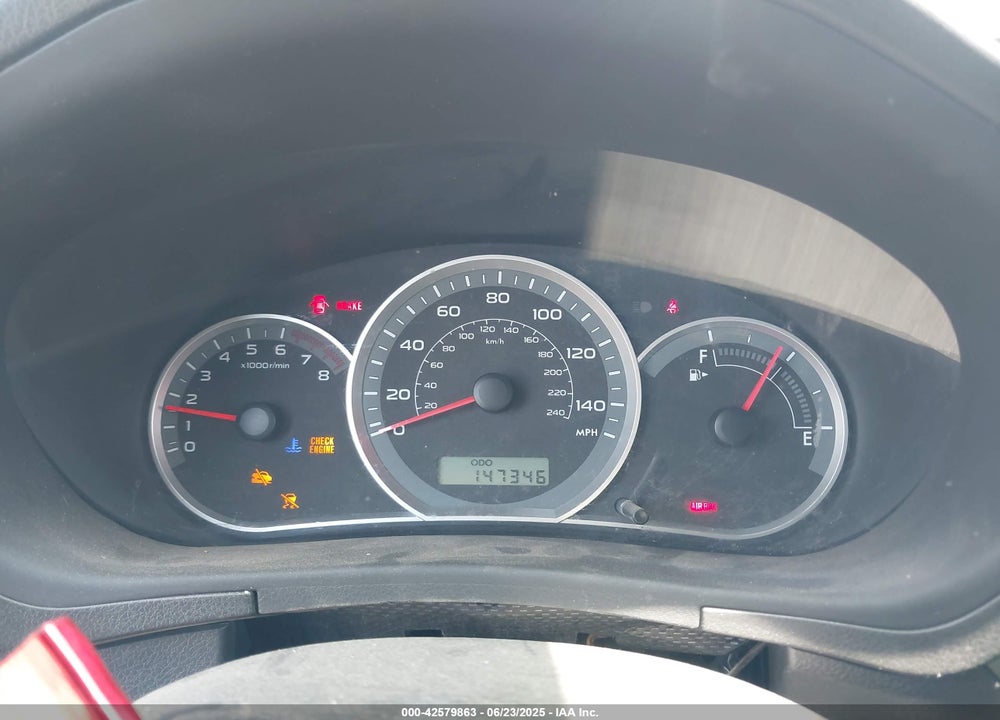 2008 SUBARU IMPREZA VIN: JF1GE61618G520383