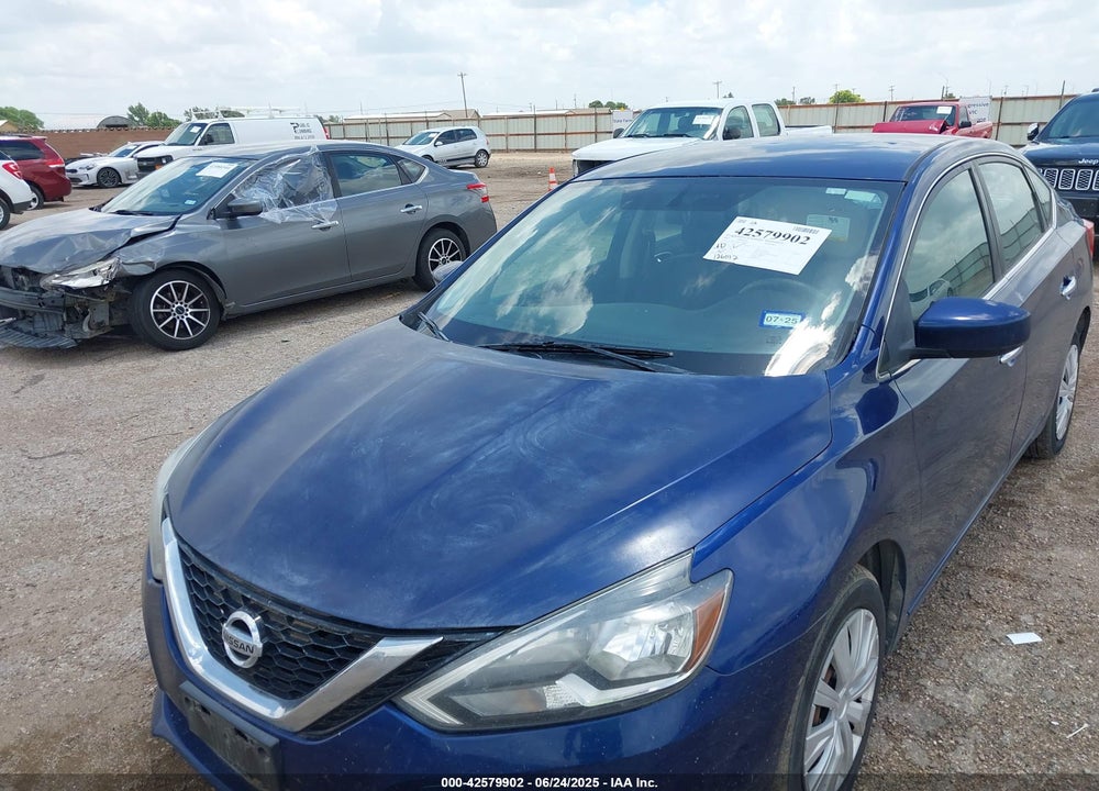 2017 NISSAN SENTRA SV VIN: 3N1AB7AP9HY380009