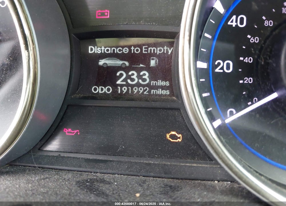 2013 HYUNDAI SONATA GLS VIN: 5NPEB4AC6DH545225