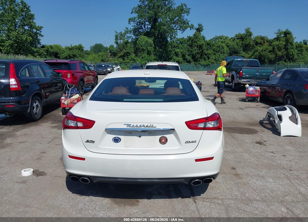 2017 MASERATI GHIBLI VIN: ZAM57RTA9H1256763