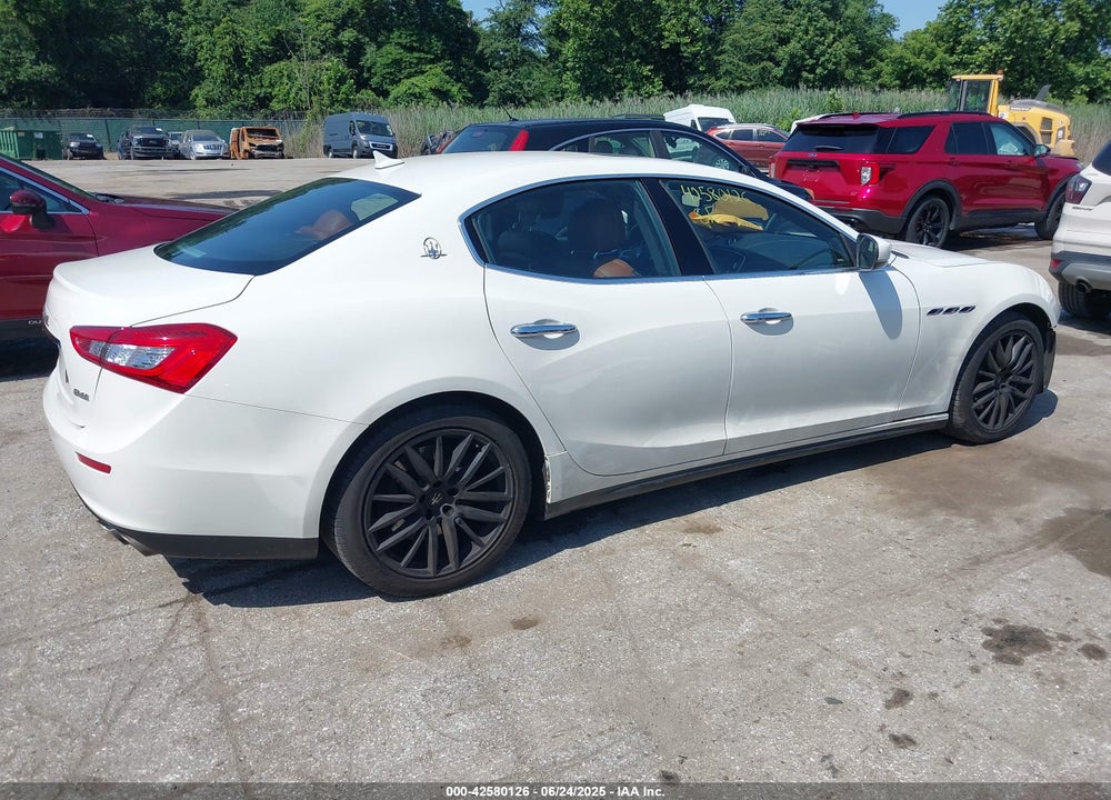 2017 MASERATI GHIBLI VIN: ZAM57RTA9H1256763