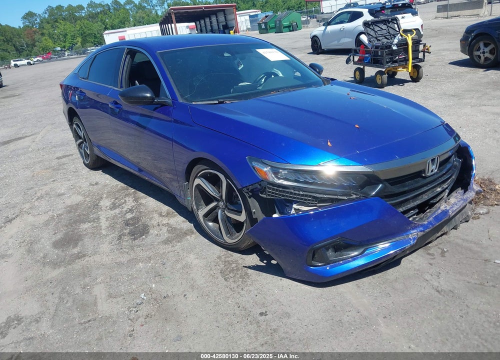2021 HONDA ACCORD SPORT VIN: 1HGCV1F30MA087728