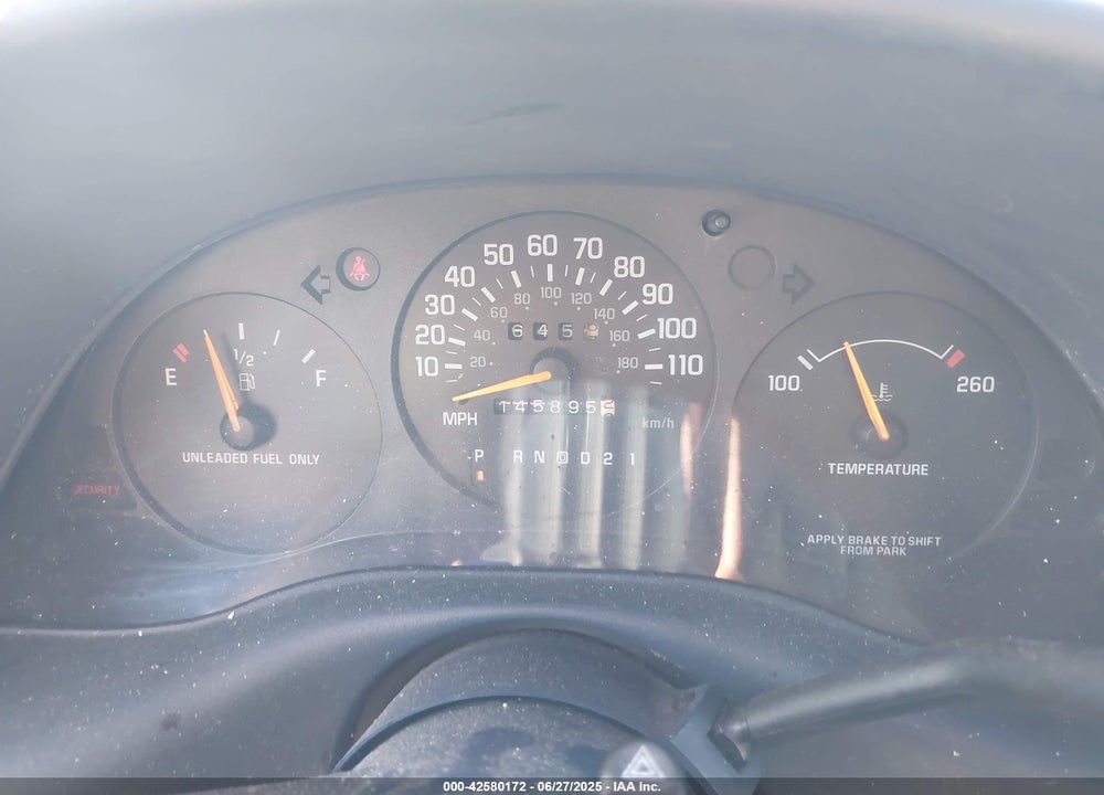 1995 CHEVROLET LUMINA VIN: 2G1WL52MXS9319633