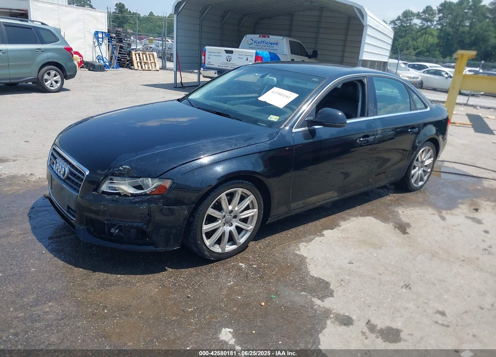 2009 AUDI A4 VIN: WAUSF78K39N037546