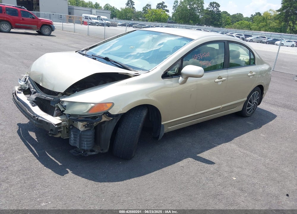 2008 HONDA CIVIC VIN: 1HGFA16548L091673