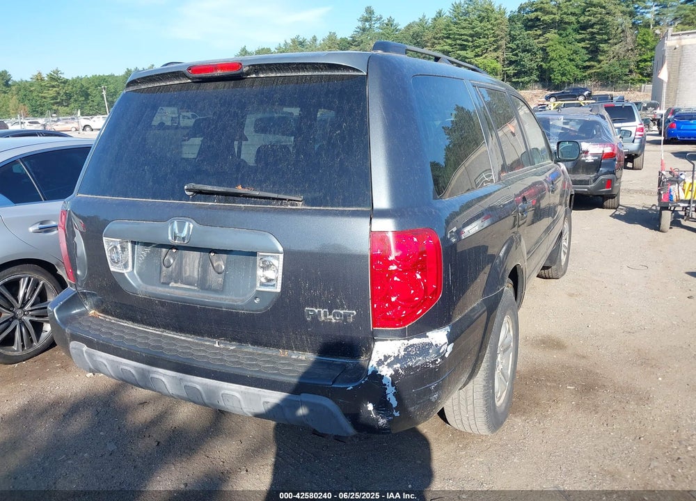 2004 HONDA PILOT EX-L VIN: 2HKYF18584H601219