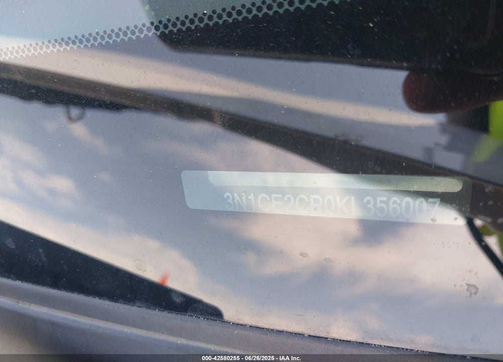 2019 NISSAN VERSA NOTE VIN: 3N1CE2CP0KL356007