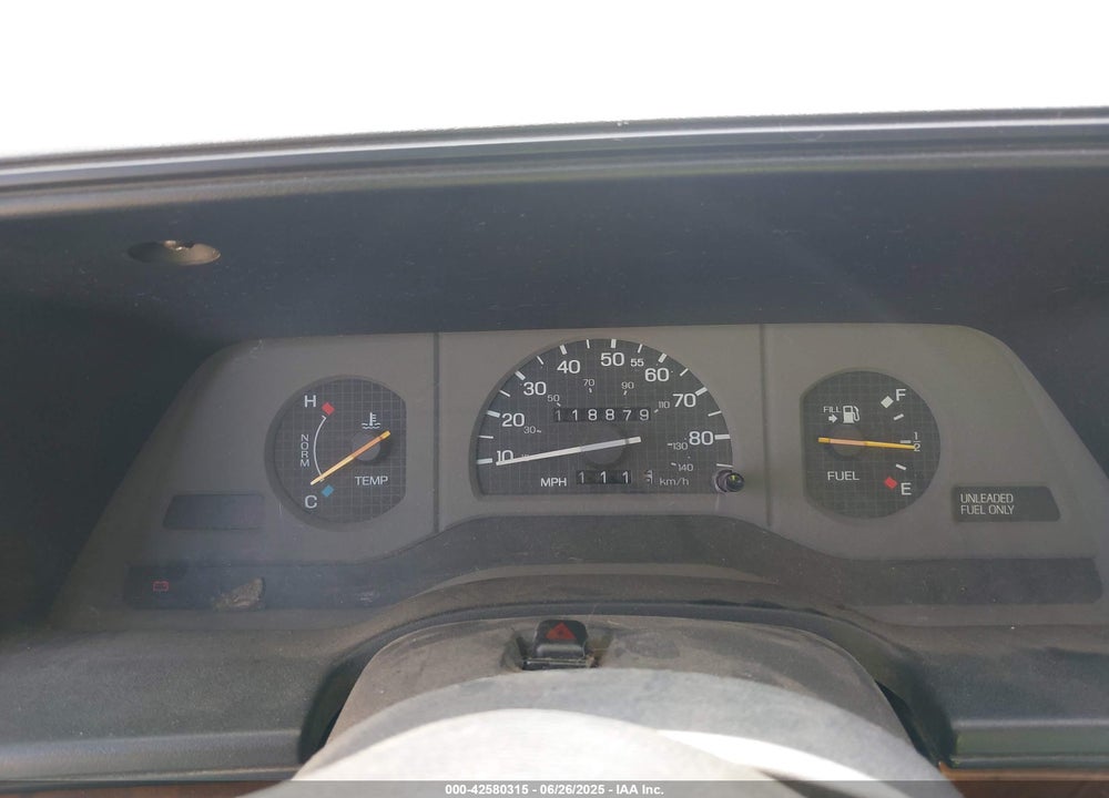 1991 MERCURY COUGAR LS VIN: 1MEPM6046MH626361