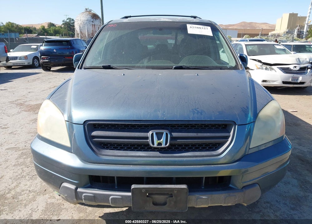 2005 HONDA PILOT EX-L VIN: 2HKYF18785H571822