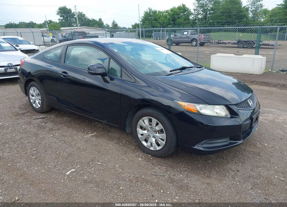 2012 HONDA CIVIC LX VIN: 2HGFG3B54CH510367