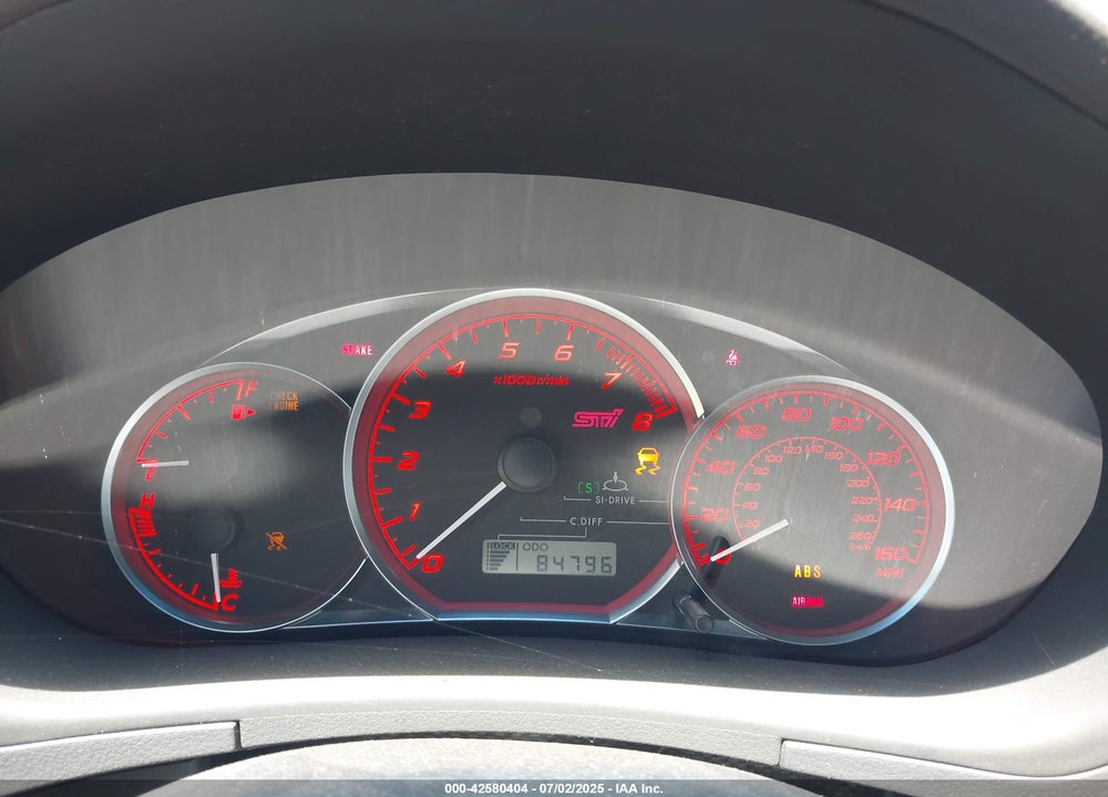 2008 SUBARU IMPREZA VIN: JF1GR89698L832821