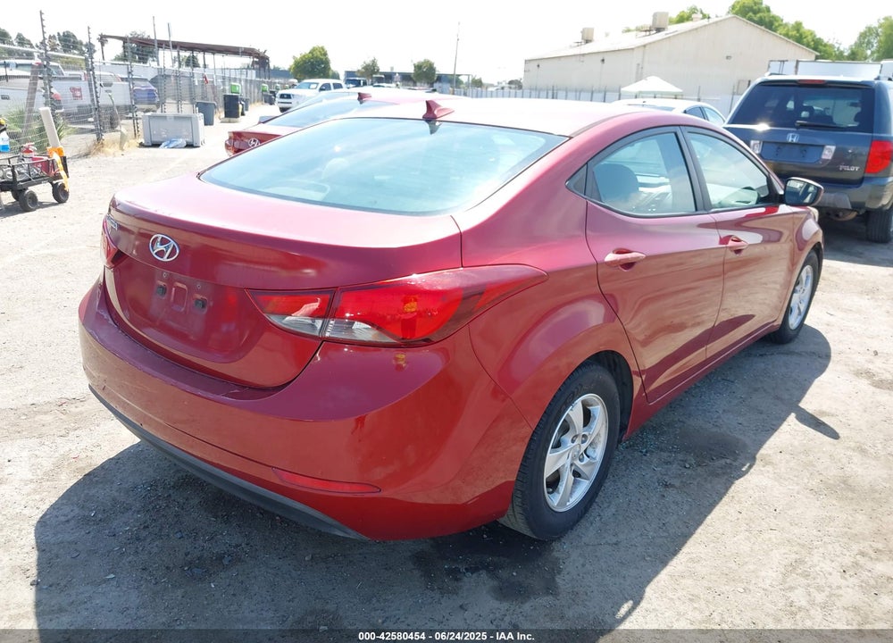 2015 HYUNDAI ELANTRA SE VIN: 5NPDH4AE9FH642062