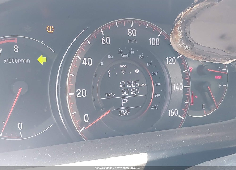 2016 HONDA ACCORD EX-L VIN: 1HGCT1B83GA008628