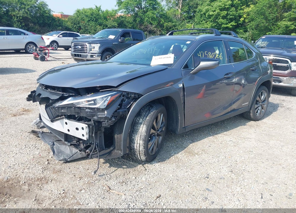 2021 LEXUS UX250H VIN: JTHE9JBHXM2045377